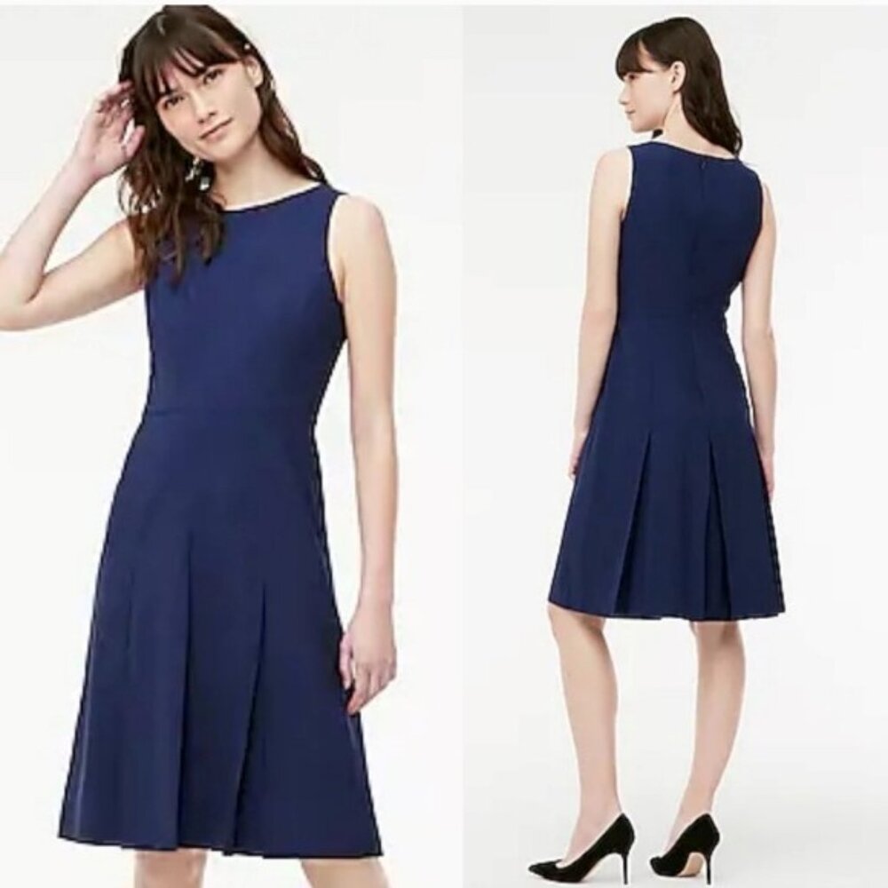 J.Crew 365 pleated A-line dress, size 2